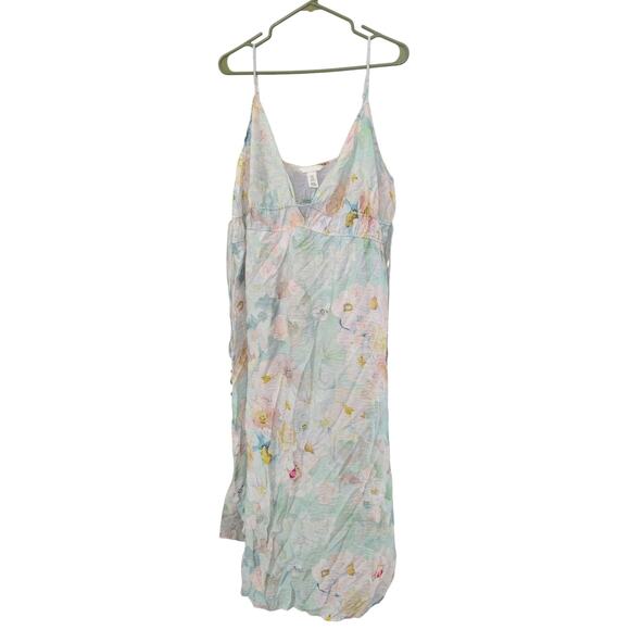 Floral V-String Dress – Size XL, Adjustable Straps, Delicate Print Garden Party - Picture 1 of 2